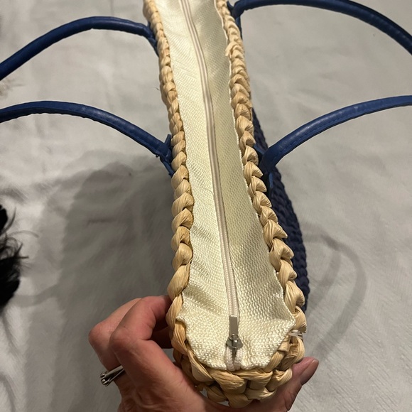 Straw beach bag - Picture 3 of 4